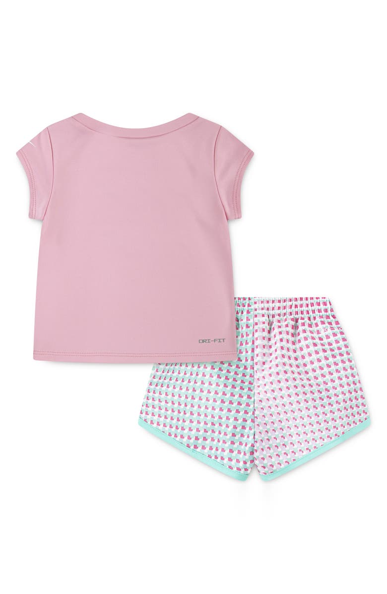 Nike Pixel Pop Sprinter Shorts & T-Shirt Set, Alternate, color, Tropical Twist
