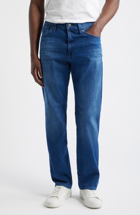 Zach Straight Leg Jeans (Dark Air-Lite) (Regular & Big)