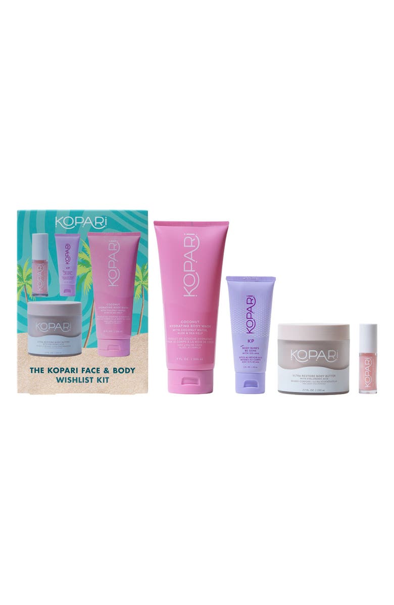 Kopari Face & Body Wishlist Set (Limited Edition) $92 Value, Main, color, 