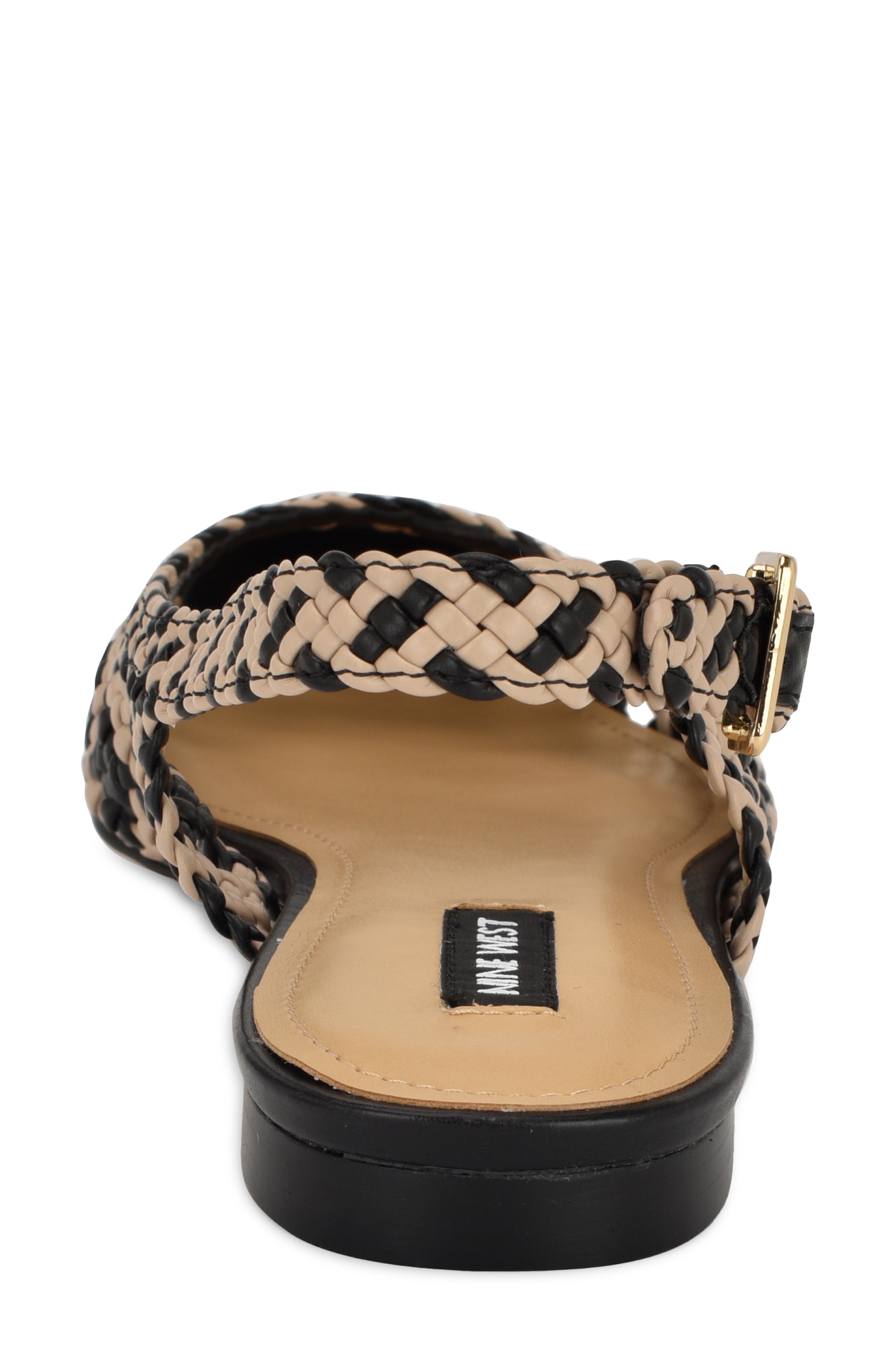 Nine West Soel Slingback Pointed Toe Flat, Alternate, color, 