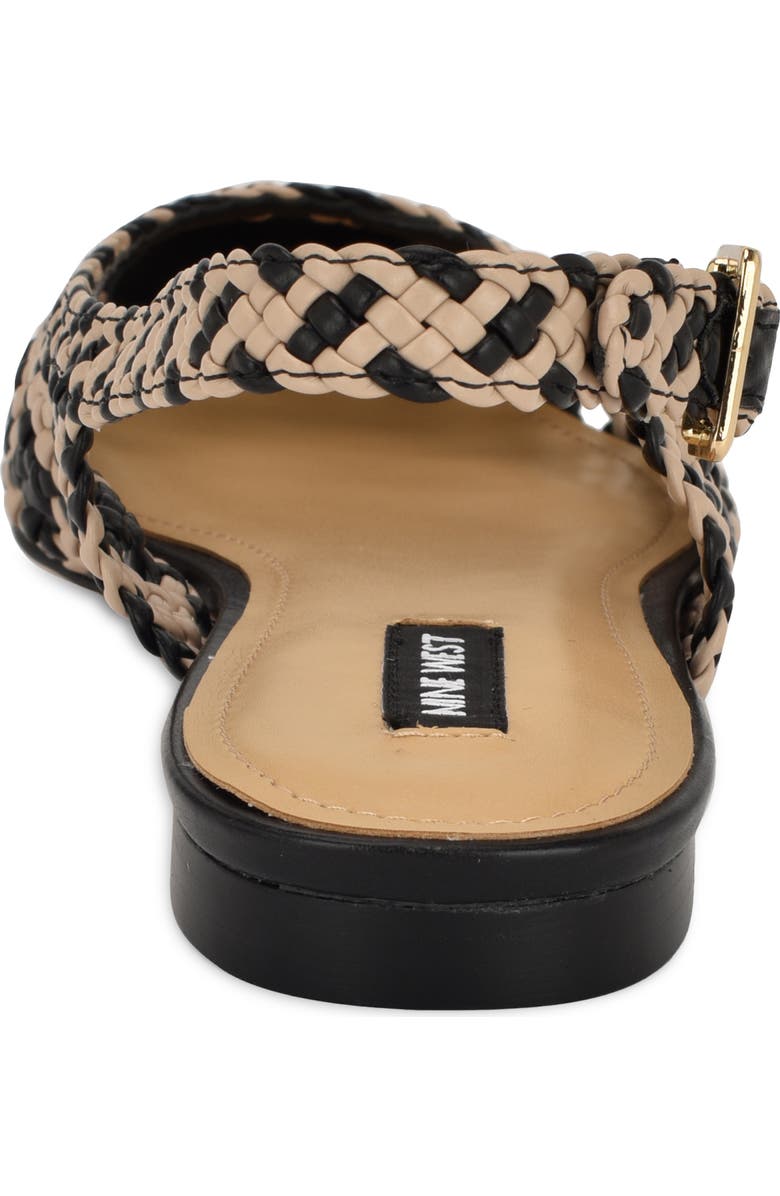 Nine West Soel Slingback Pointed Toe Flat, Alternate, color,