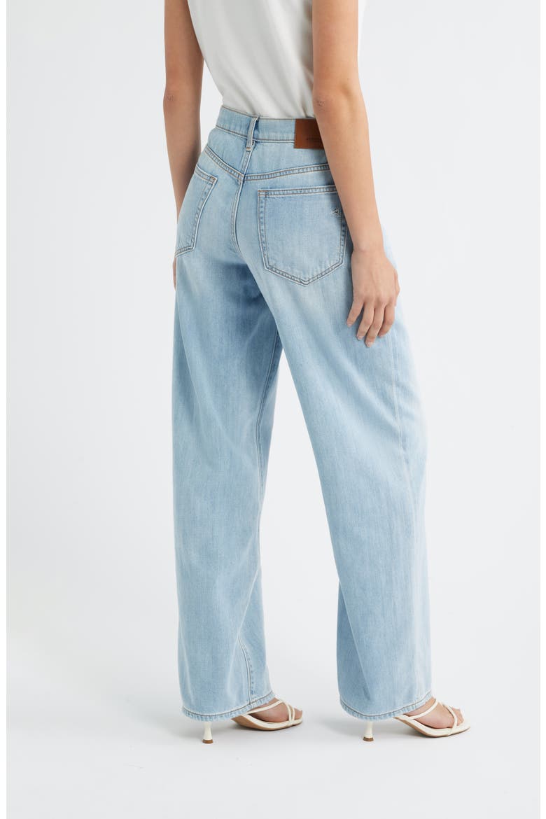 High Waist Baggy Wide Leg Jeans, Alternate, color, LIGHT WASH