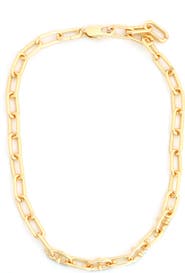 Panacea Paper Clip Chain Necklace