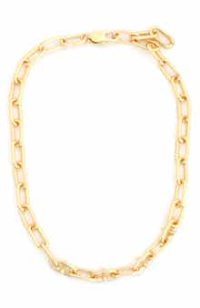 Panacea Paper Clip Chain Necklace