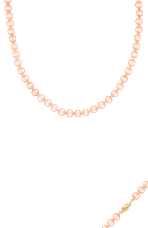 Pink 7-8mm Freshwater Pearl Necklace