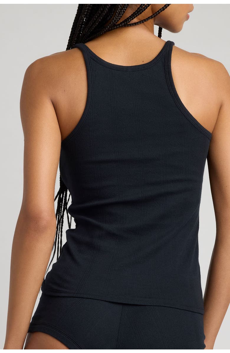 Negative Underwear Pointelle Tank, Alternate, color, Black