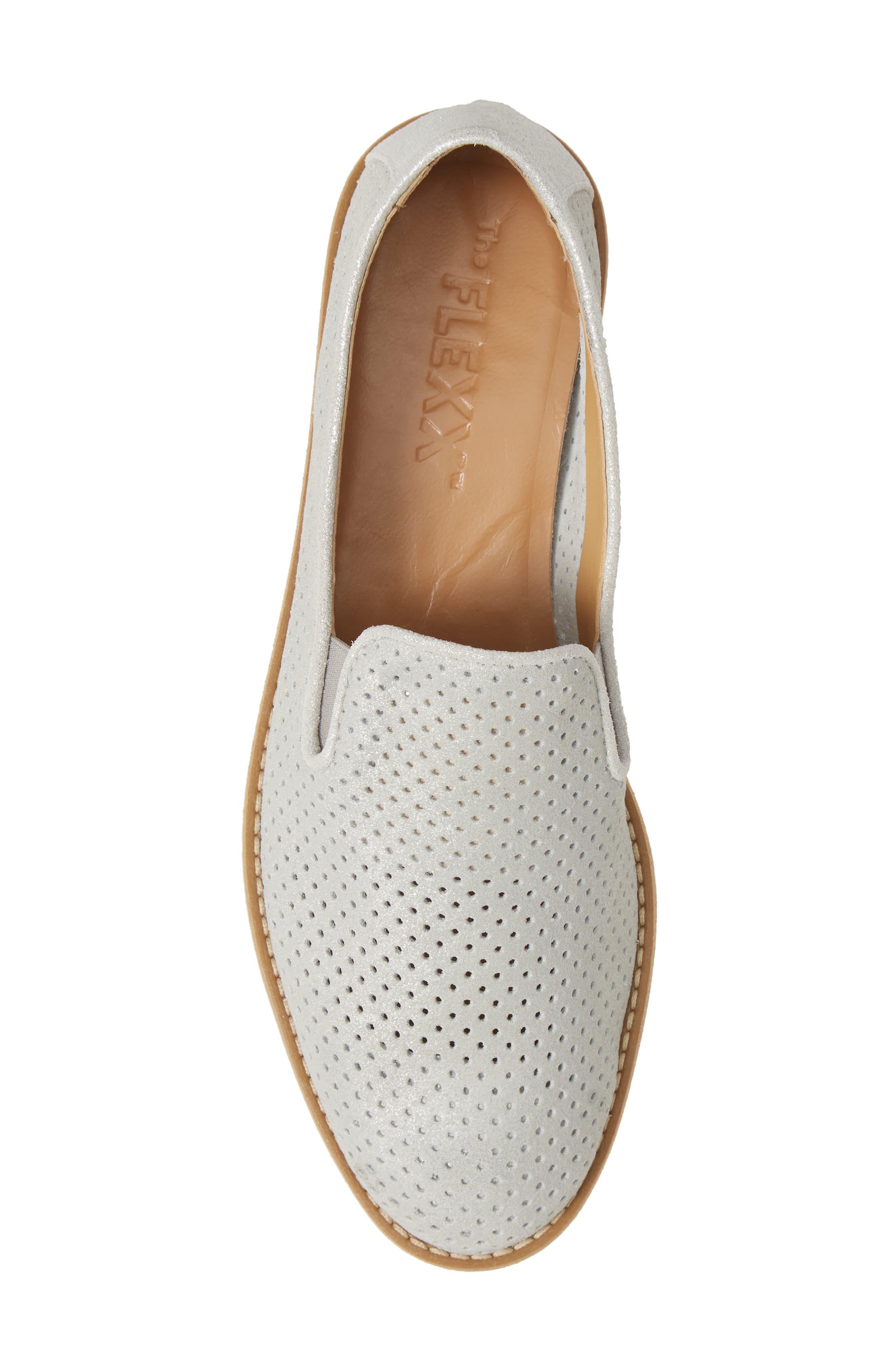 Daily Slip-On Sneaker, Alternate, color, SILVER SAN REMO LEATHER