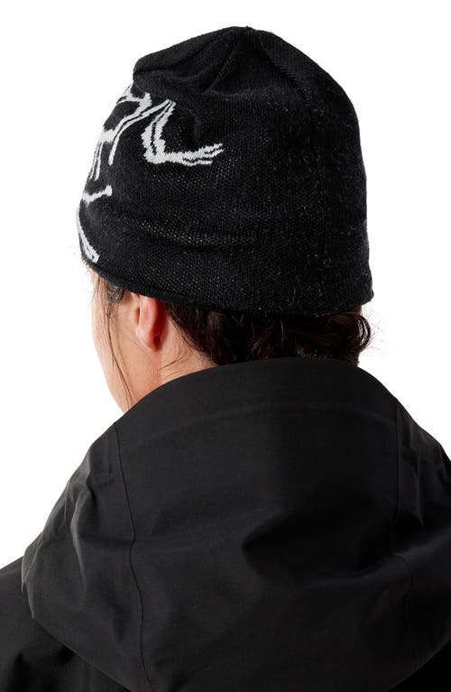 Arc'teryx Bird Head Merino Wool Blend Beanie In Black