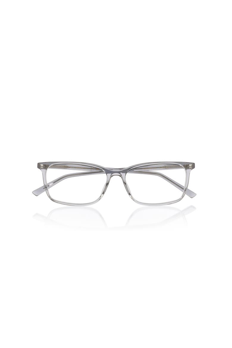 57mm Rectangle optical glasses, Alternate, color, Silver