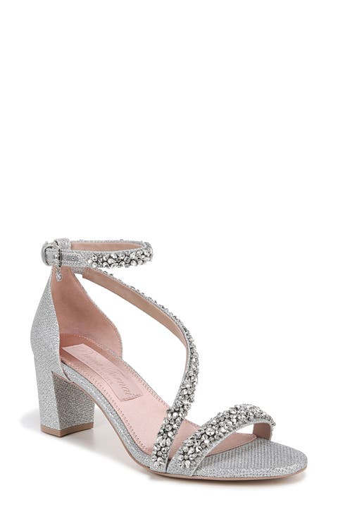 Ahava Embellished Ankle Strap Sandal (Women)