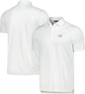 LEVELWEAR Men's Levelwear White NHL 2023 Hockey Fights Cancer Core Logo Polo