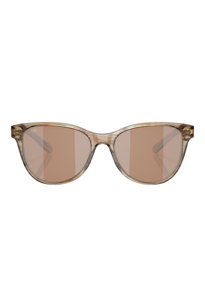 Catherine 57mm Polarized Phantos Sunglasses, Main, color, COPPER