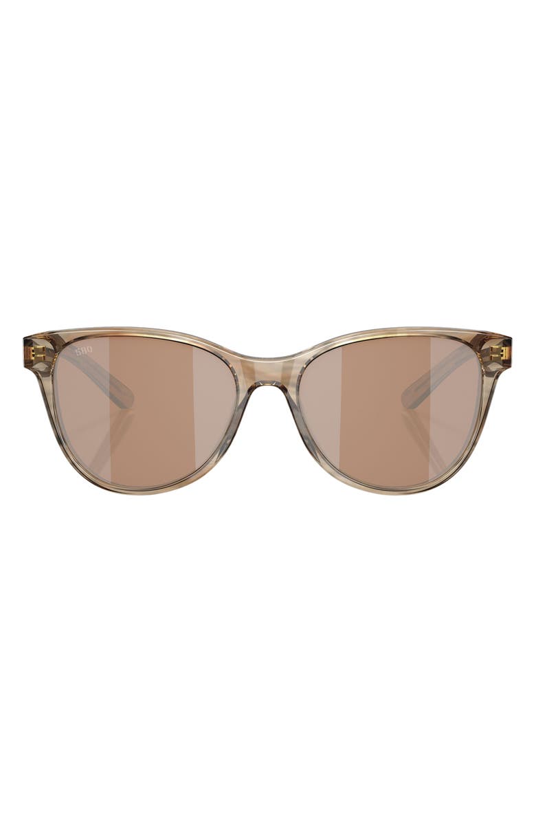 Costa Del Mar Catherine 57mm Polarized Phantos Sunglasses, Main, color, Copper