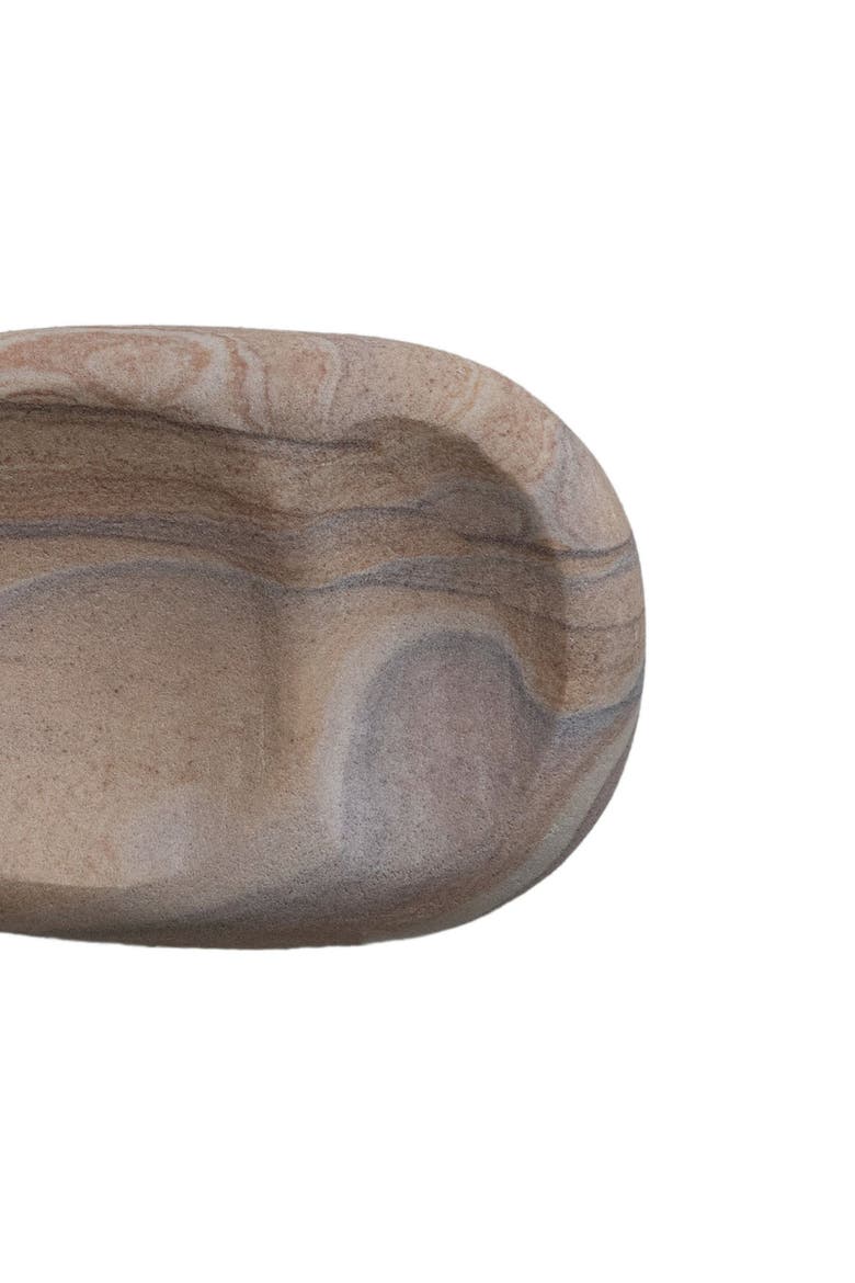 Earthy Sandstone Dish, Multicolor, Alternate, color, Natural
