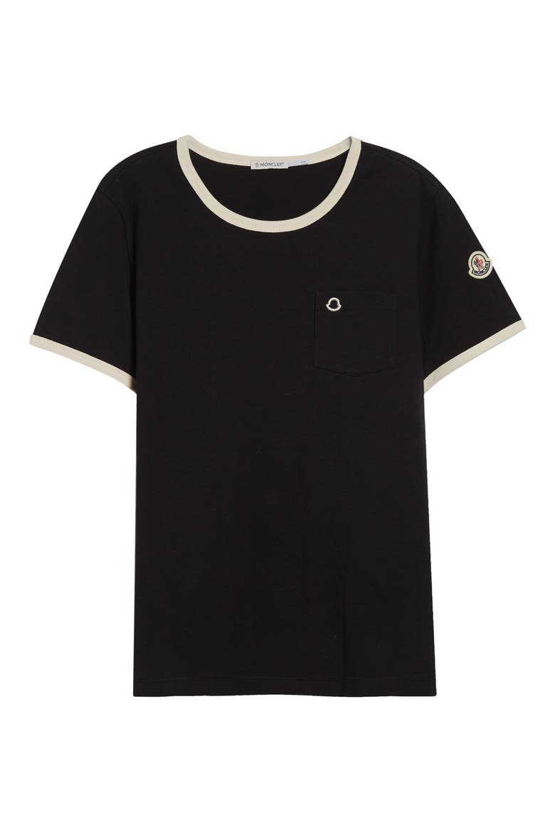 Ringer T-Shirt, Alternate, color, BLACK