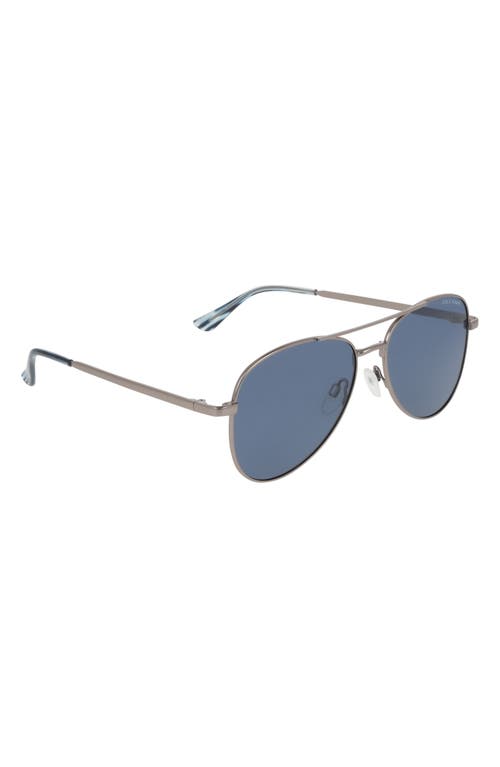 Cole Haan 57mm Aviator Sunglasses In Gray