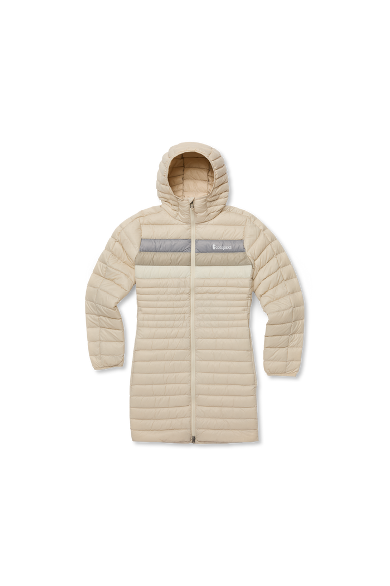 Fuego Down Parka - Women's, Alternate, color, Cream Stripes
