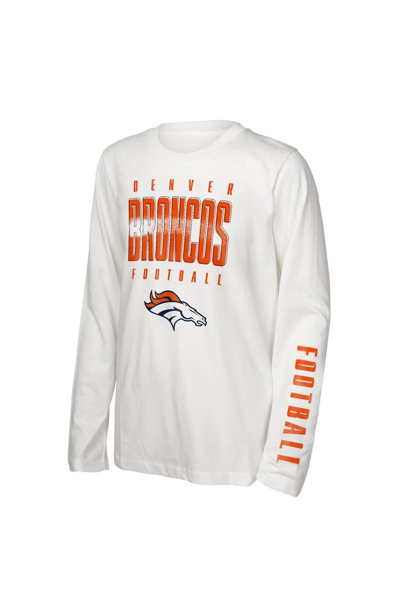 Outerstuff Preschool Outerstuff Denver Broncos The Mix Combo T-Shirt Set, Alternate, color, Orange