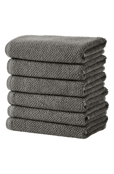 Popcorn Texture 6-Piece Towel Set