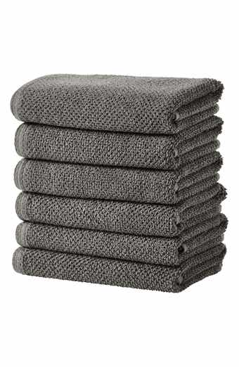 Woven & Weft Popcorn Texture 6-Piece Towel Set