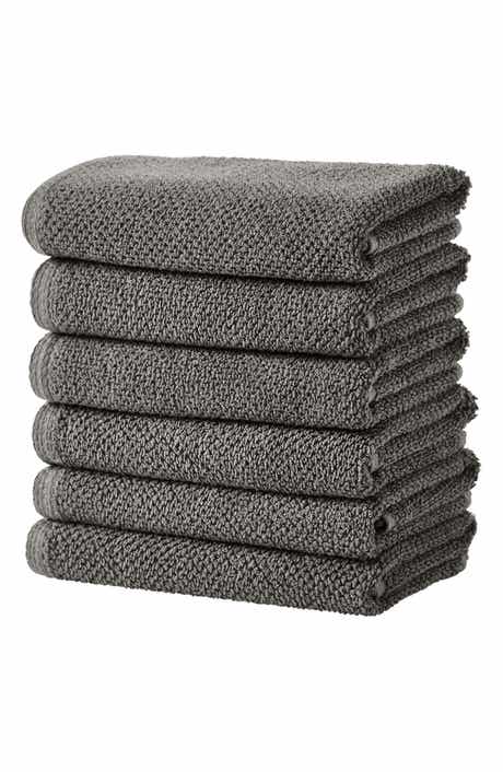 Woven & Weft Popcorn Texture 6-Piece Towel Set