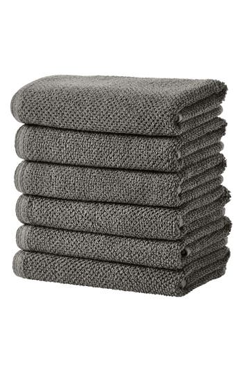 Woven & Weft Popcorn Texture 6-piece Towel Set