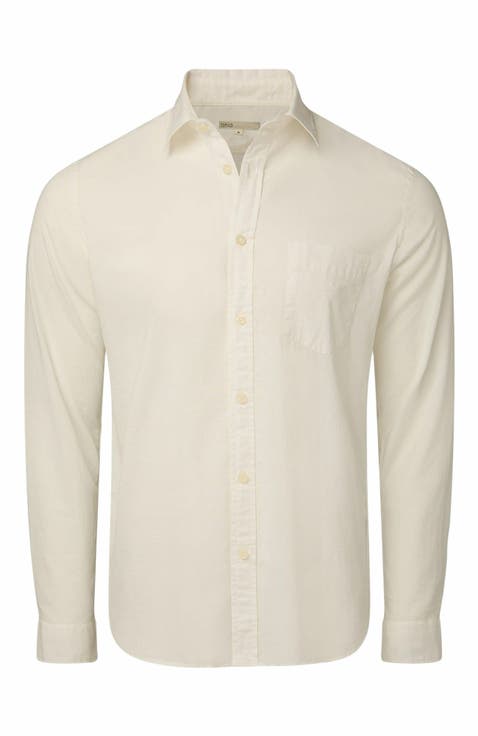 Garment Dye Cotton Voile Shirt