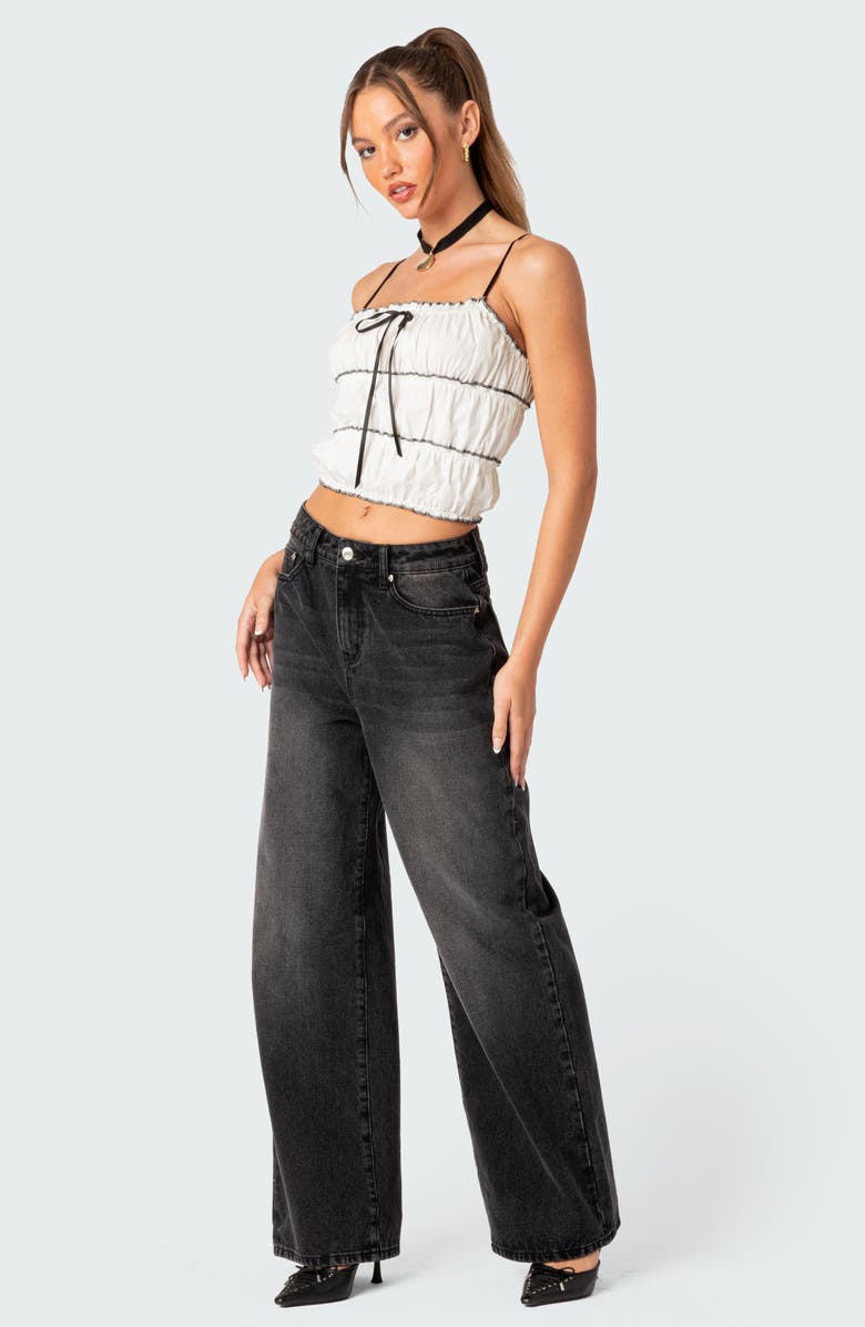 EDIKTED Sawyer Tiered Scrunch Camisole, Alternate, color,