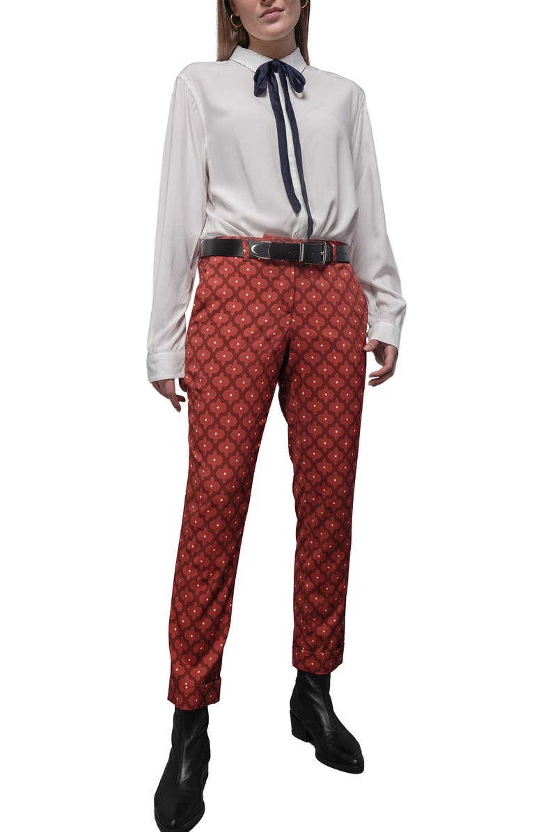 WILDFANG The Empower Trouser, Alternate, color, Modern Fleur Cinnamon