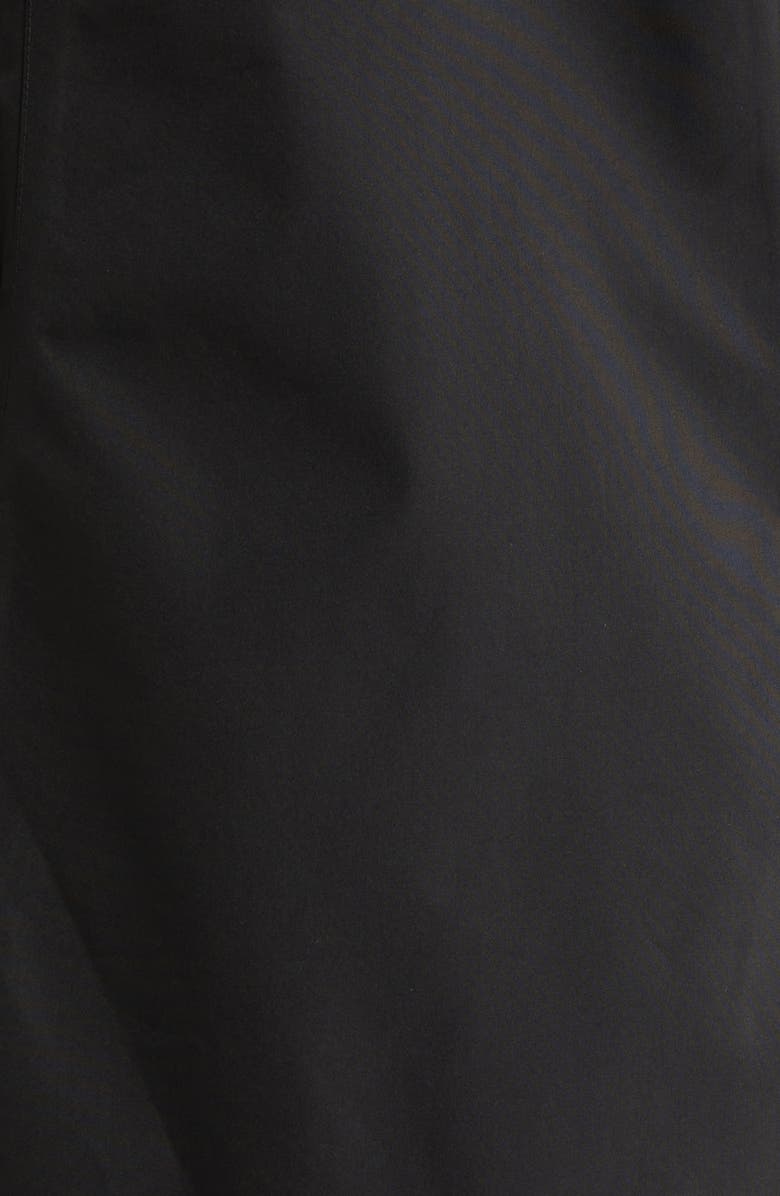 Helly Hansen Aden Waterproof Hooded Longline Rain Jacket, Alternate, color, Black