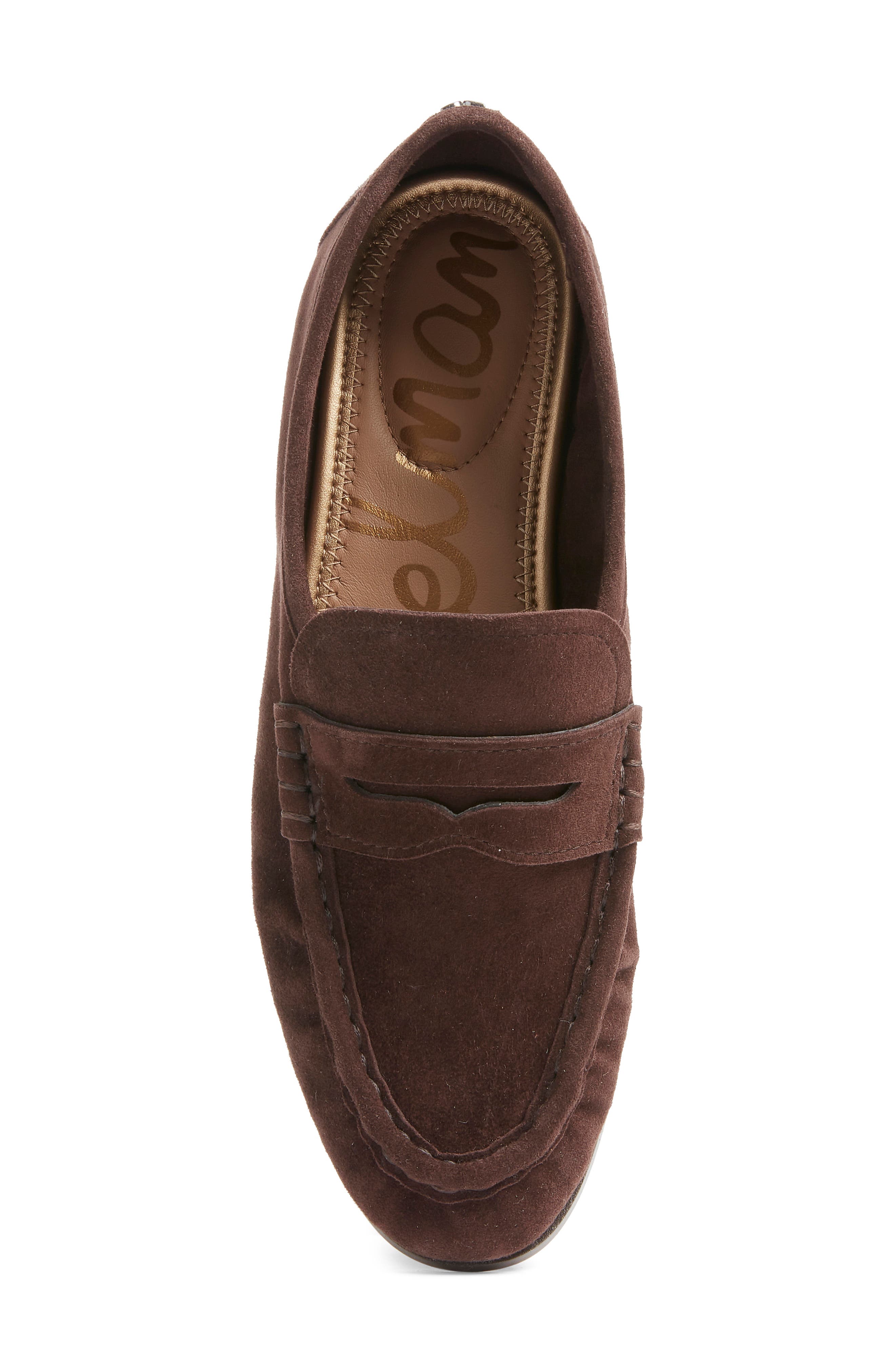 Lizbeth Moc Toe Loafer, Alternate, color, CAFE NOIR
