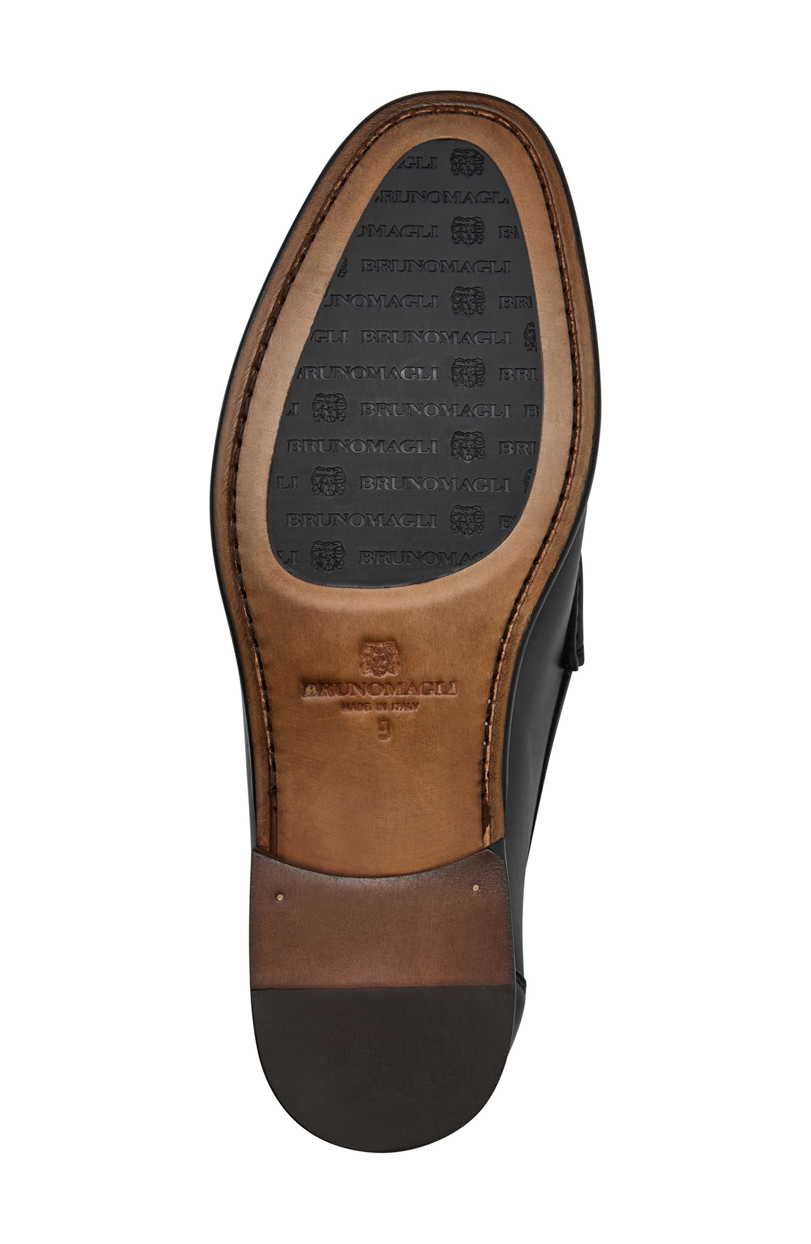 Bruno Magli Tonio Penny Loafer, Alternate, color, Black Nappa