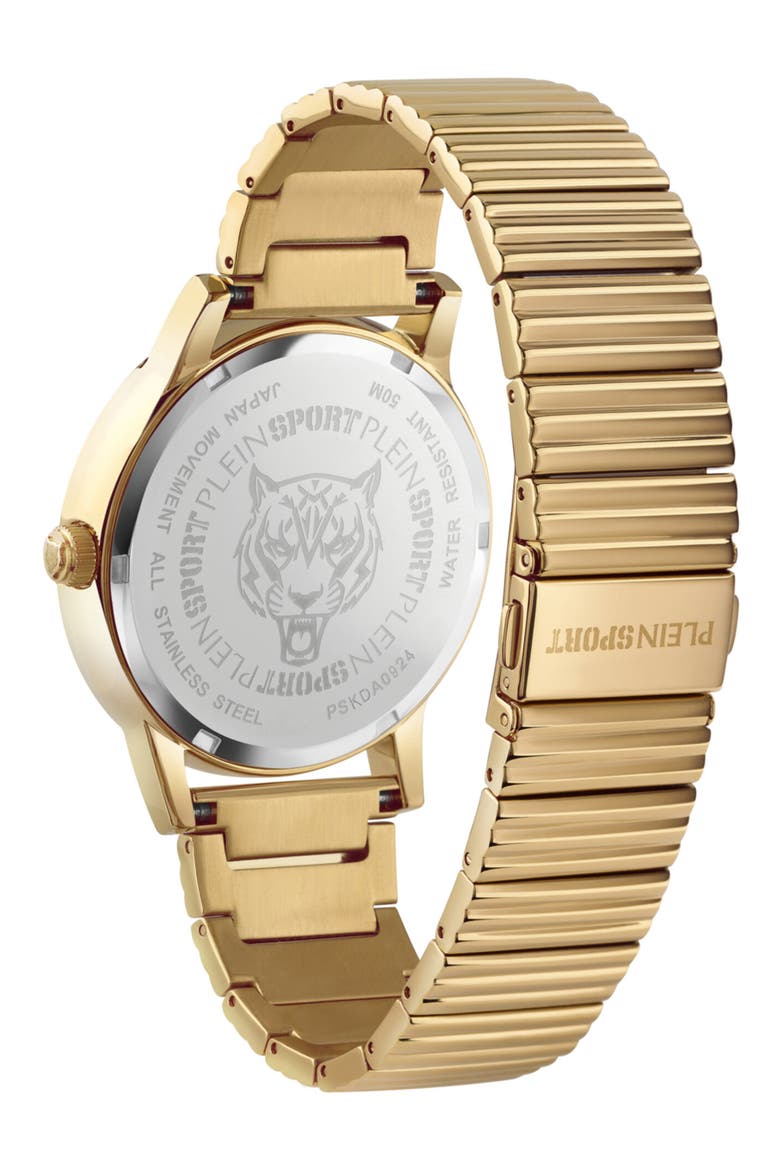 Iron Tiger Bracelet Watch, 44mm, Alternate, color, GOLD