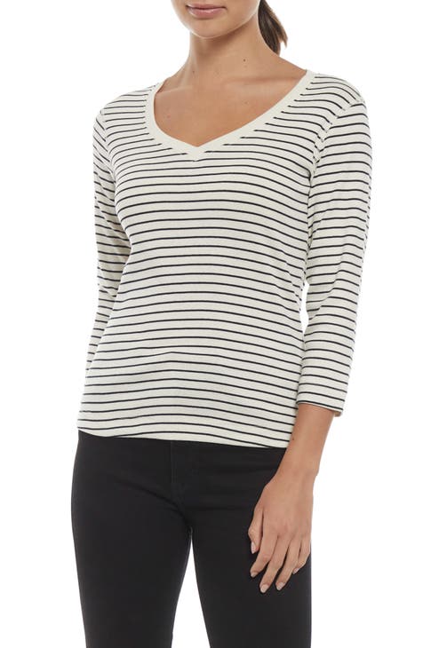 V-Neck Long Sleeve T-Shirt