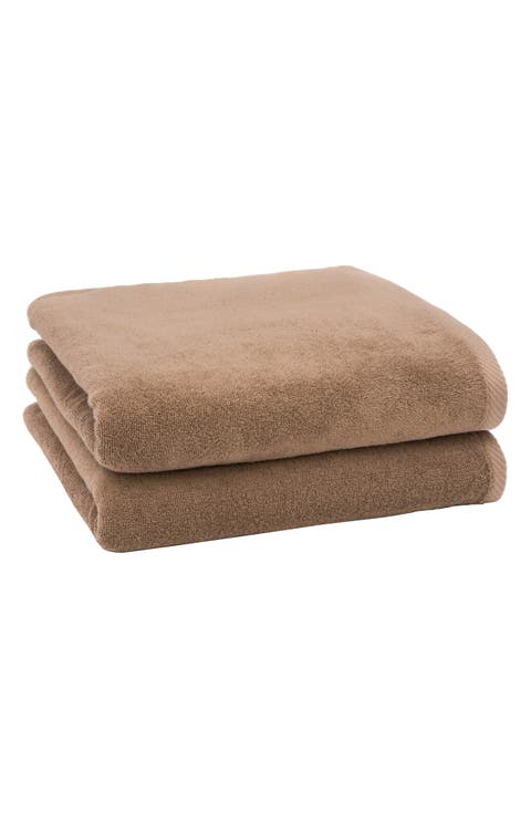 2-Pack Ediree Cotton Bath Towel Set