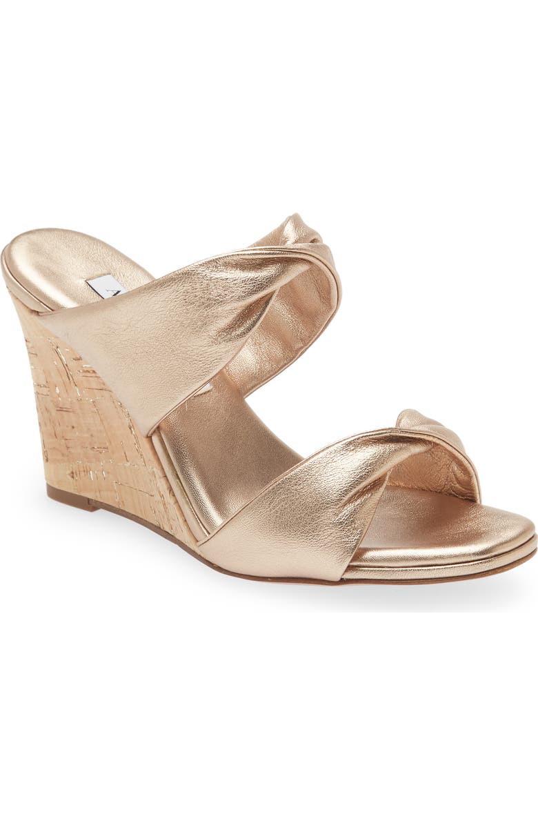 Aquazzura Twist Wedge Slide Sandal, Main, color,