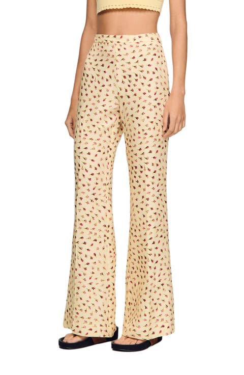 Floral trousers