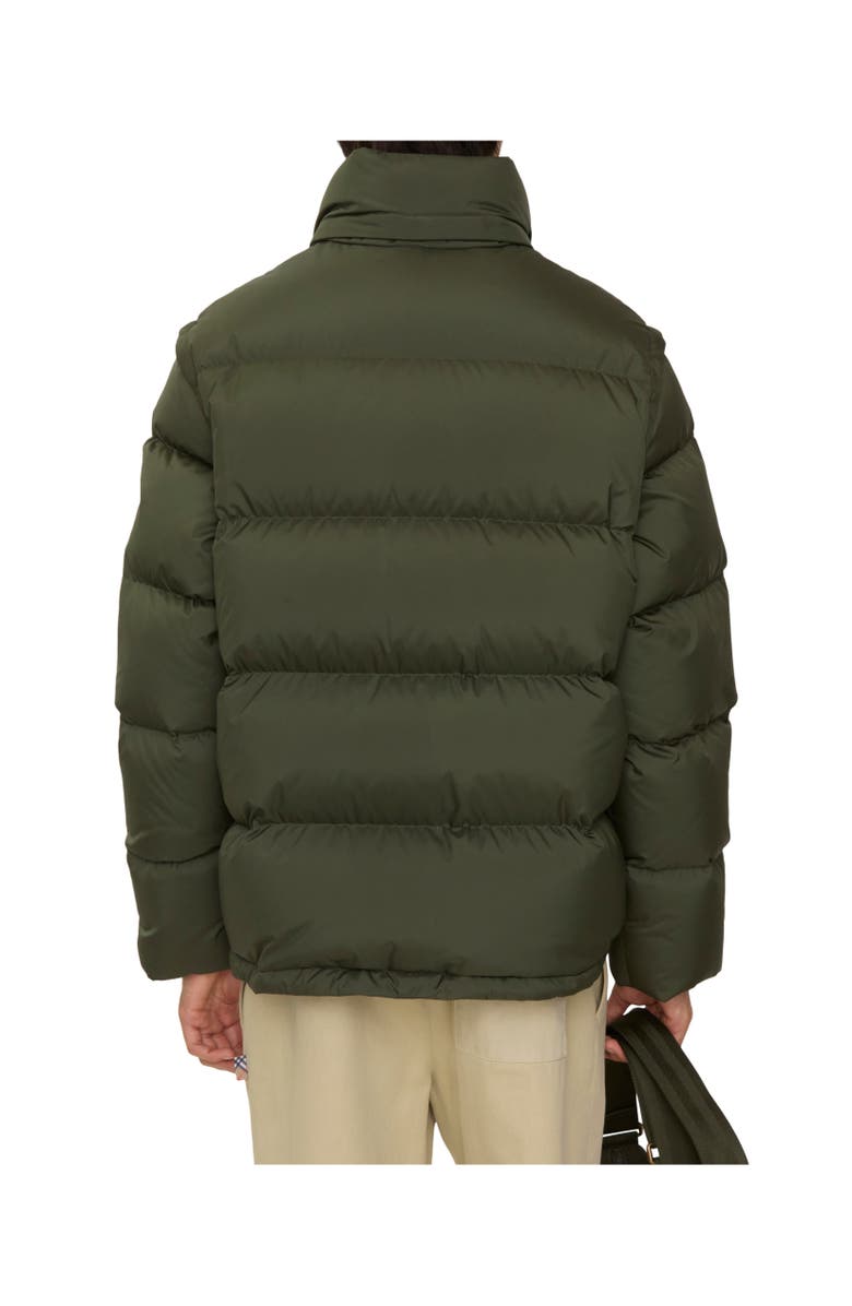 Burberry Detachable Sleeve Puffer Jacket, Alternate, color, Shale Green