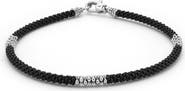 LAGOS Men's Black Caviar Three-Station Bracelet