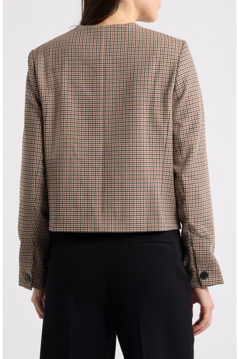 WellSuited Cropped Lady Jacket, Main, color, MINI CHECK
