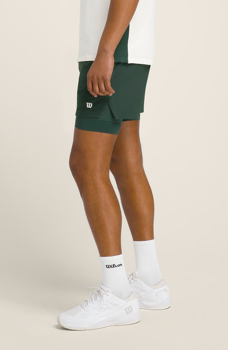 WILSON Set Point Lined Shorts, Alternate, color, Sycamore
