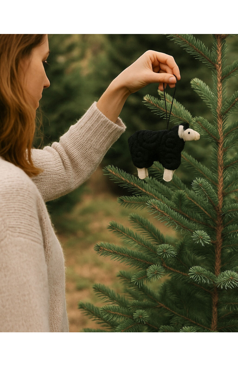 Pillowpia Black Sheep Ornament, Alternate, color, 