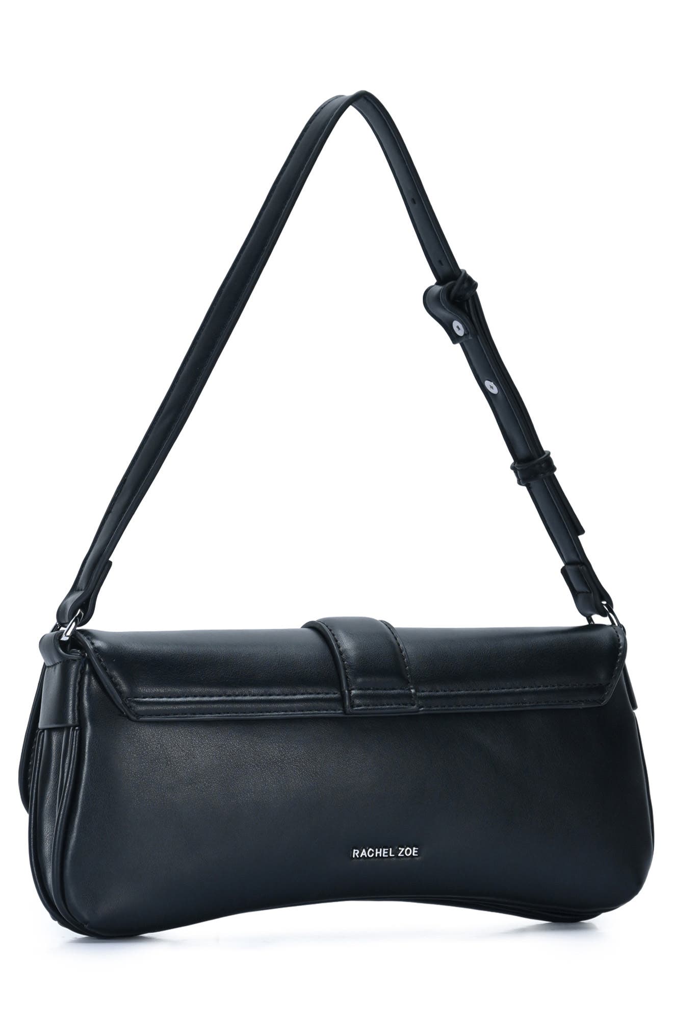 Rachel Zoe Flap Shoulder Bag, Alternate, color, Black