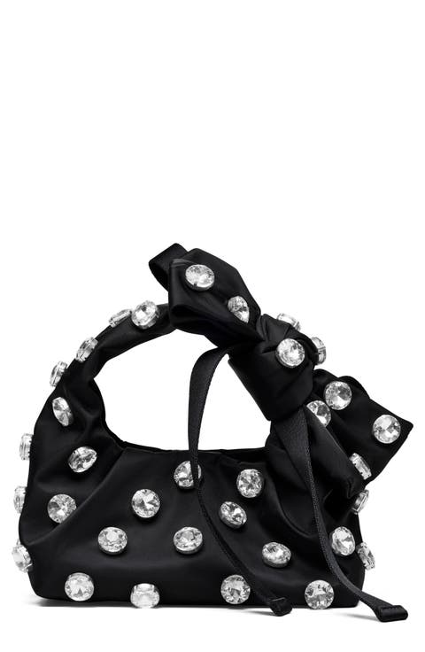 The Gem Nylon Bow Mini Sack Bag