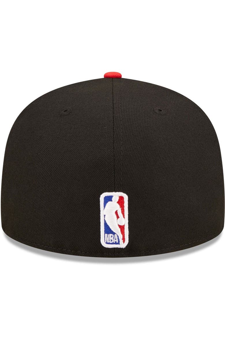 Men's New Era Red/Black Atlanta Hawks 2022 Tip-Off 59FIFTY Fitted Hat, Alternate, color, Red
