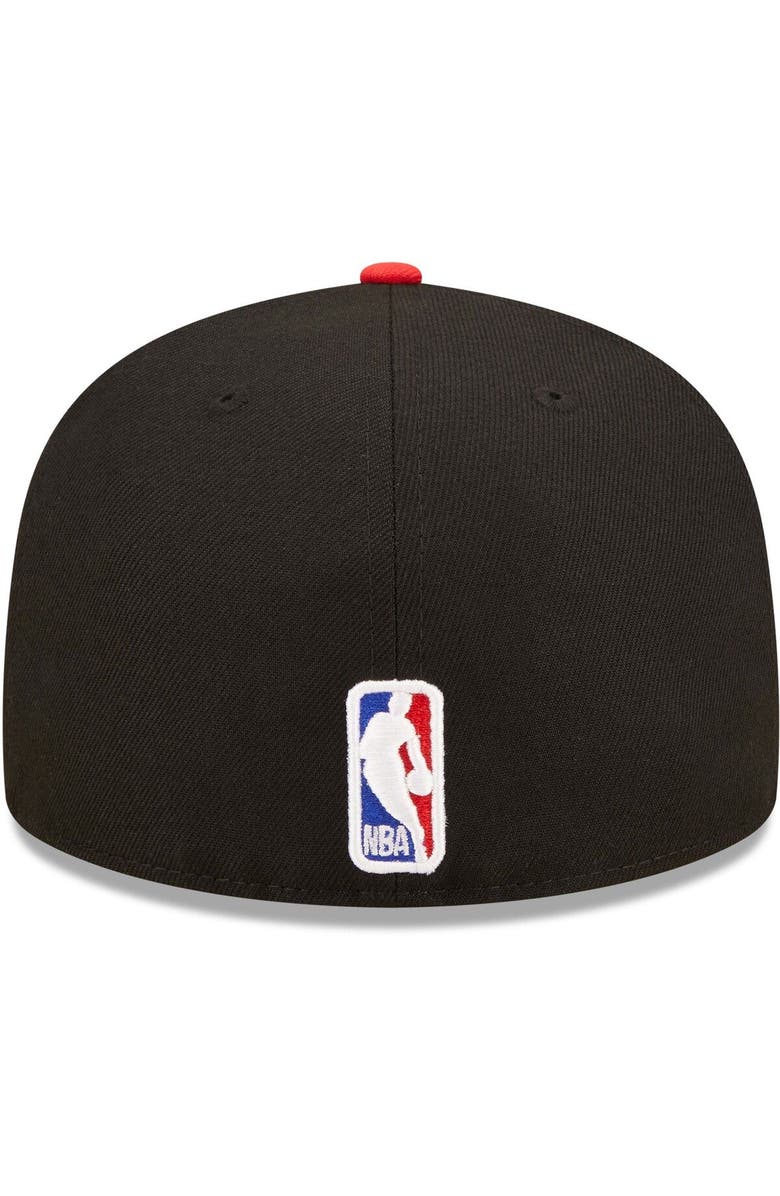 New Era Men's New Era Red/Black Atlanta Hawks 2022 Tip-Off 59FIFTY Fitted Hat, Alternate, color, 