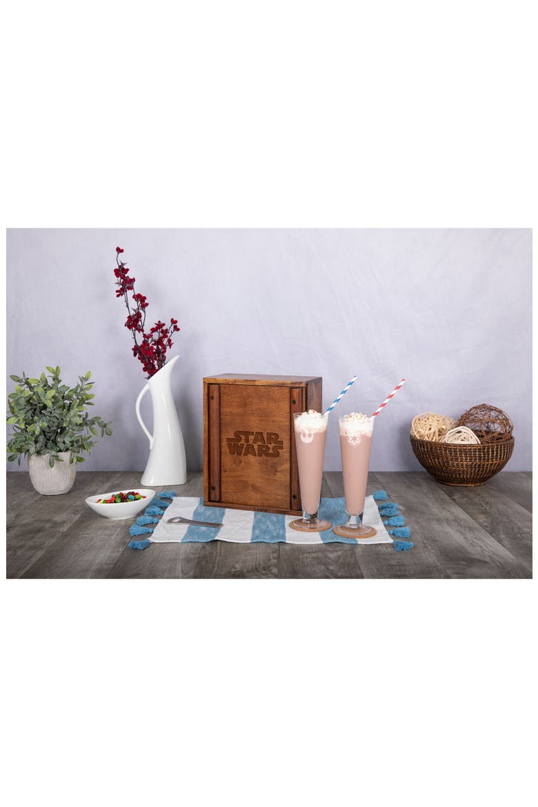 Glass Beverage Set, Alternate, color, STAR WARS/BROWN