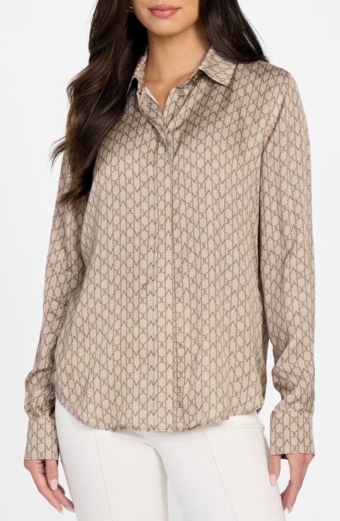 New Melissa Paisley Button-Up Shirt