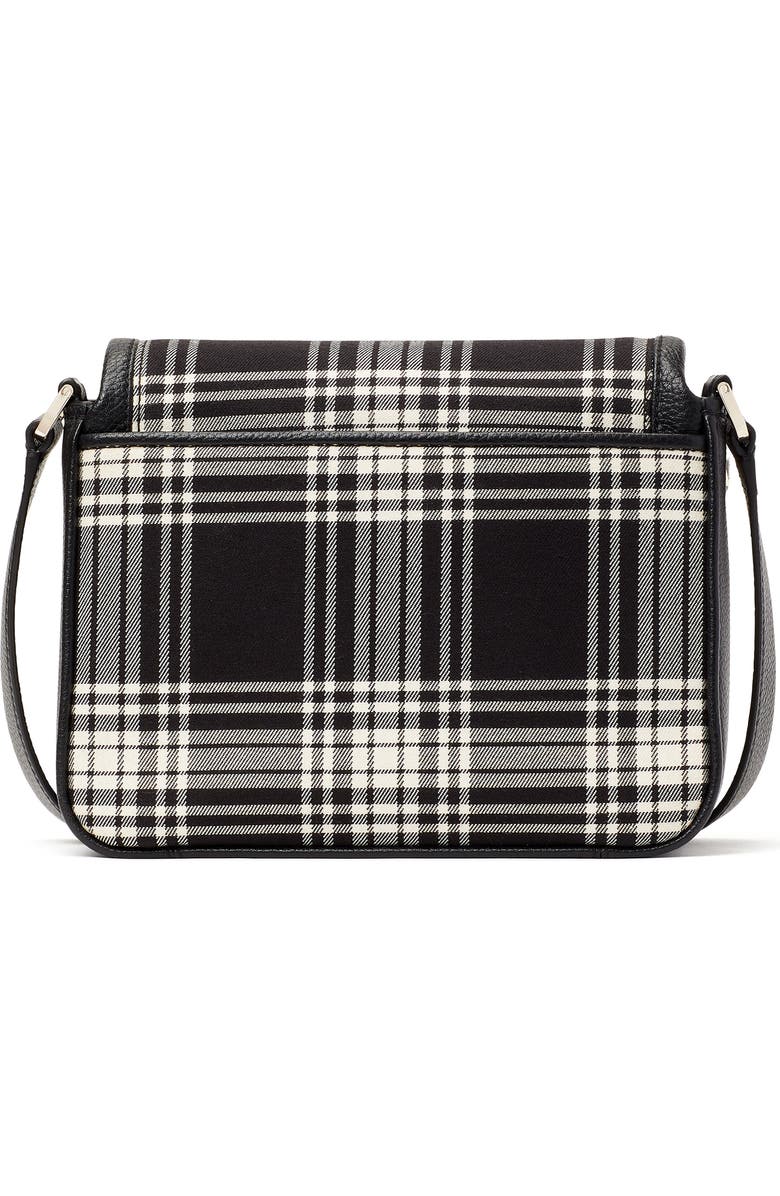 Kate Spade New York run around library plaid flap crossbody bag, Alternate, color,