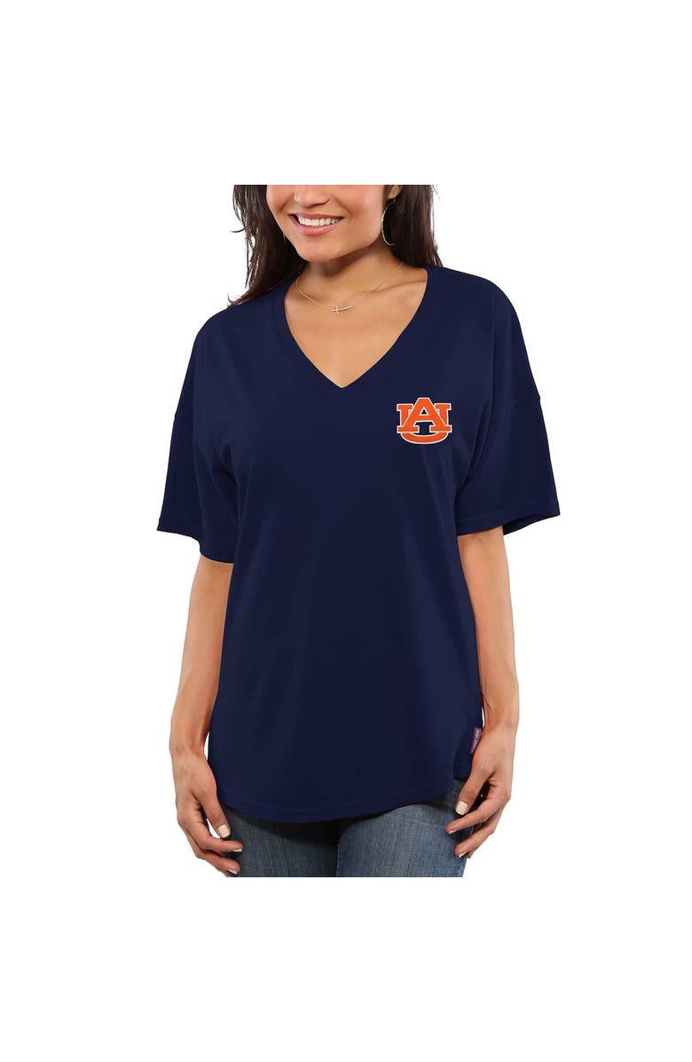 SPIRIT JERSEY Women's Navy Auburn Tigers Spirit Jersey Oversized T-Shirt, Alternate, color, Navy